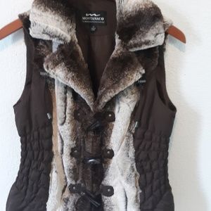 MONTANACO FAUX VEST SIZE S